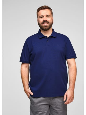s.Oliver Polo-Shirts T-Shirt kurzarm in Blau