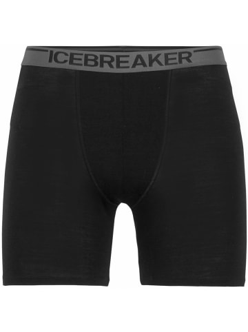icebreaker Boxershort Anatomica in Schwarz