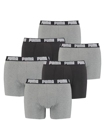 Puma Boxershorts PUMA EVERYDAY BOXER 6P in 004 - Grey Combo