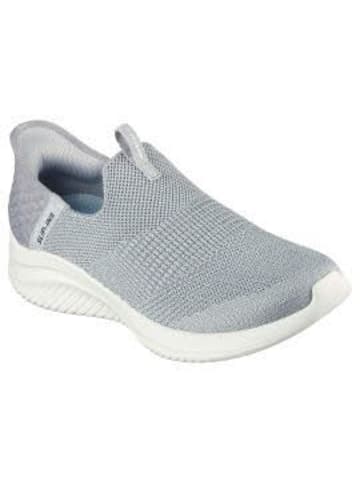 Skechers Damen Slipper ULTRA FLEX 3.0 - SMOOTH STEP in Grau