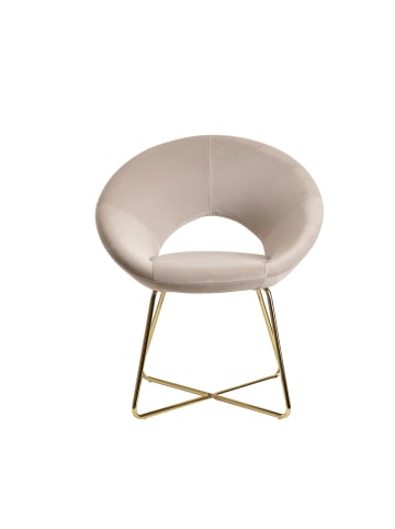 KADIMA DESIGN Esszimmerstuhl Samt Küchenstuhl mit goldenen Beinen,