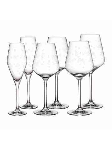 Villeroy & Boch 6-tlg. Wein- und Sektgläser-Set Toy's Delight in in transparent