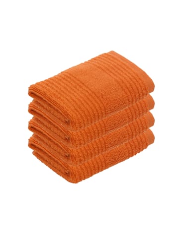 Vossen 4er Pack Seiftuch in electric orange