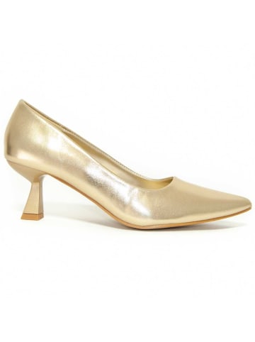 Montevita Pumps Damen-High-Heel-Schuh, goldfarben in Gold