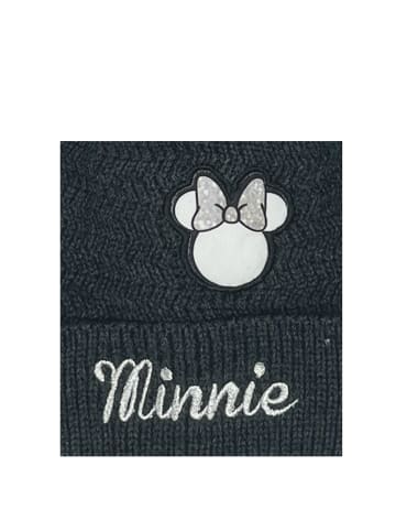 Disney Minnie Mouse Minnie Winter-Bommel-Mütze in Grau