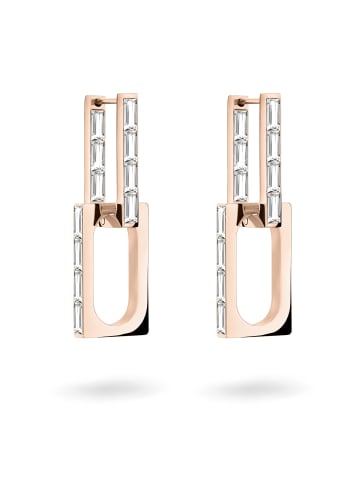 LIEBESKIND BERLIN Ohrhänger The Festive Mini Link Sparkle in roségold
