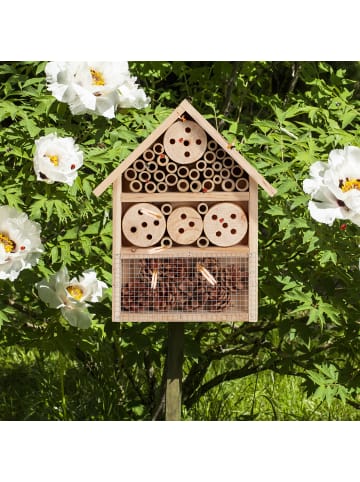 Insektenhotel Bausatz in Natur - (B)24,5 x (H)33 x (T)7 cm