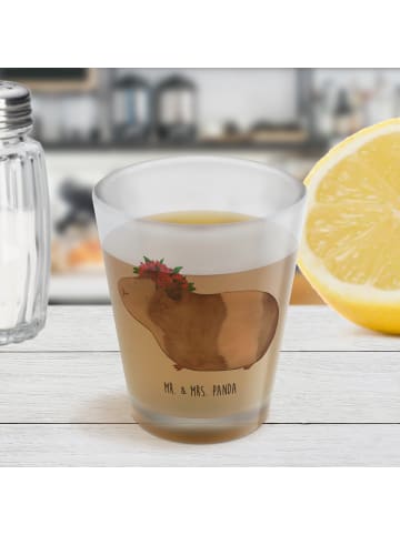 Mr. & Mrs. Panda Schnapsglas Meerschweinchen Weisheit ohne Spruch in Transparent