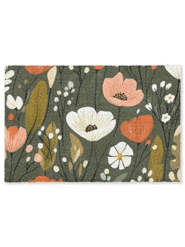 OnlyWow Fußmatte Blumen
