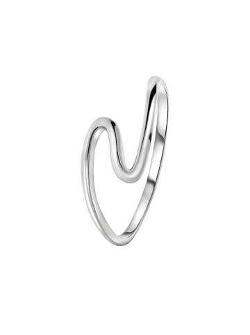 Lucardi 925 Silber Ring  Asymmetrisch