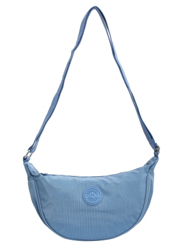 Mindesa Damen Umhängetasche in Blau Grau