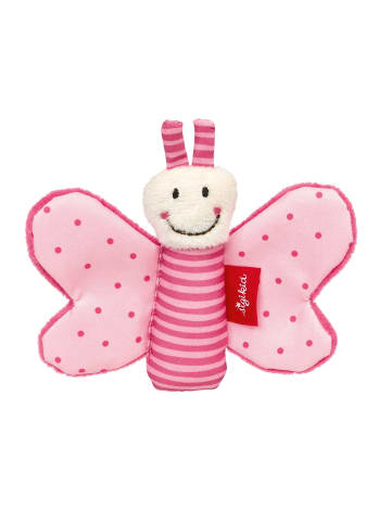 Sigikid Knister-Greifling Schmetterling RedStars in pink