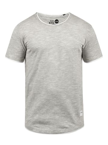 !SOLID Rundhalsshirt in grau