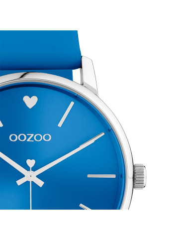 Oozoo Analog-Armbanduhr Oozoo Timepieces blau groß (ca. 40mm)