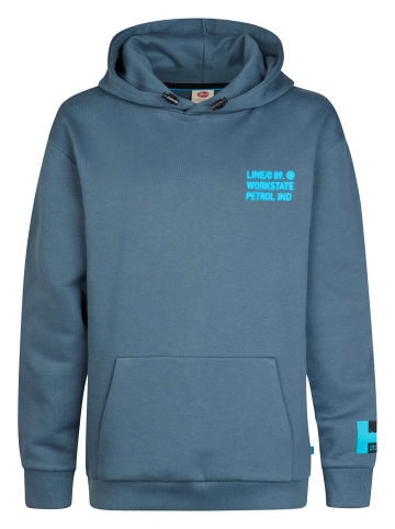 Petrol Industries Hoodie mit Grafik-Print forgepark in Blau