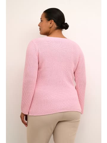 KAFFE curve Strickpullover KCmirina Loose fit in Pink Mist