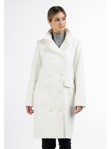 DreiMaster Damen Übergangsmantel in Wollweiss