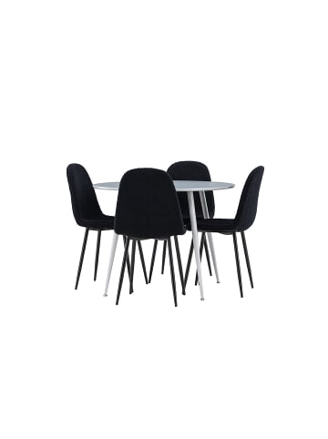 ebuy24 Essgruppe Plaza Grau 100 x 100 cm