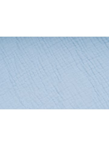 styleBREAKER Einfarbiger Musselin Dreiecksschal in Hellblau