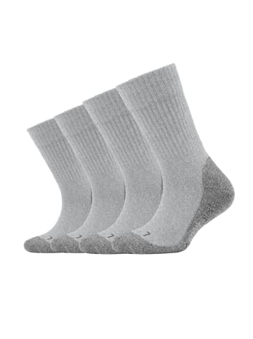 camano Sportsocken 4er Pack function in dunkelgrau melange