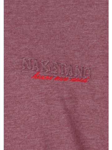 naketano Oversize T-Shirt Big Adonis 20 Bordeaux Melange