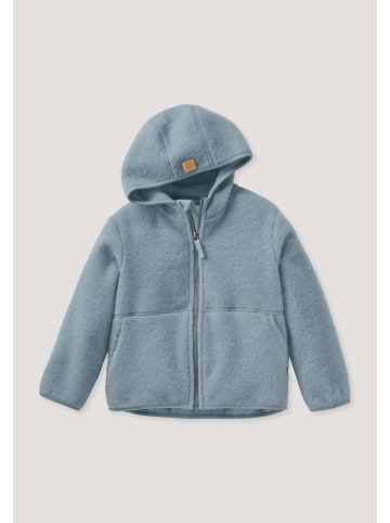 Hessnatur Wollfleece Jacke in gletscherblau