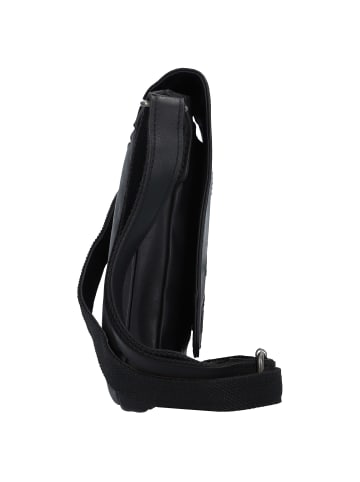 The Chesterfield Brand Wax Pull Up Umhängetasche Leder 22 cm in schwarz