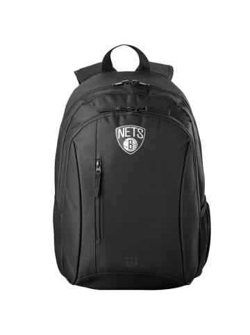 Wilson Wilson NBA Team Brooklyn Nets Backpack in Schwarz