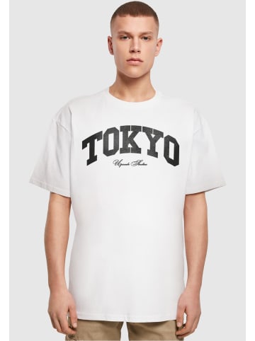 Mister Tee Mister Tee Herren Tokyo College Oversize Tee in white