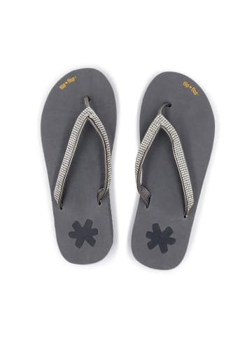 Flip Flop Badezehentrenner "flip*glam" in steel