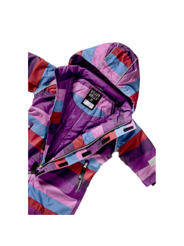 Villervalla Schneebekleidung Streifen in lila