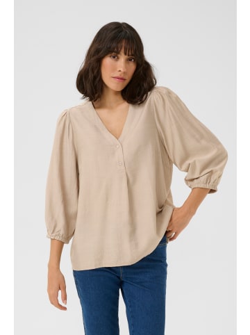 Kaffe Langarm-Bluse KAlui in Feather Grey CC