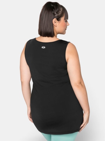 sheego Sporttop in schwarz
