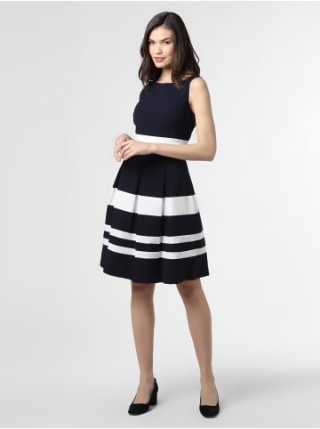 Ambiance Kleid in marine weiß - 0001