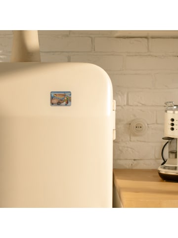 Mr. & Mrs. Panda Magnet Igel Maronen Design ohne Spruch in Weiß