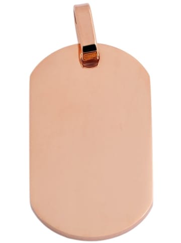 Adeliás Unisex Anhänger – Gravuranhänger aus Edelstahl in gold