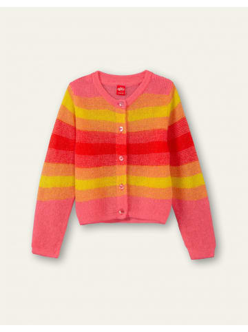Oilily Vlot Mohair Strickjacke in Rosa