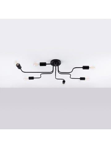 Nice Lamps Kronleuchter VARDO 6 schwarz  H 145