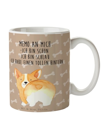 Mr. & Mrs. Panda Kaffeetasse Corgi Po mit Spruch in Hundeglück