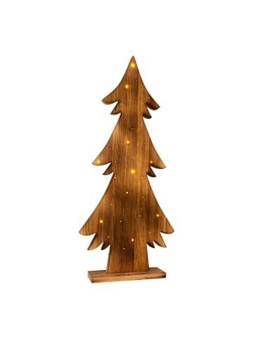 näve LED-Holztannenbaum h: 90cm