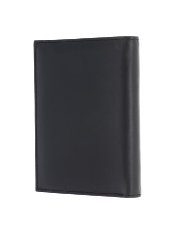 oxmox Leather Geldbörse RFID Schutz Leder 13 cm schwarz-freedom anchor