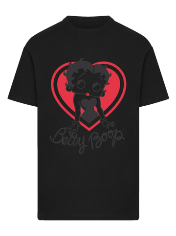 F4NT4STIC T-Shirt Betty Boop Heart in schwarz