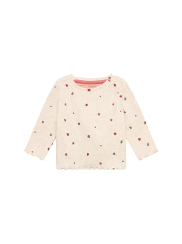 Noppies Langarmshirt All Over Print in Sand Melange