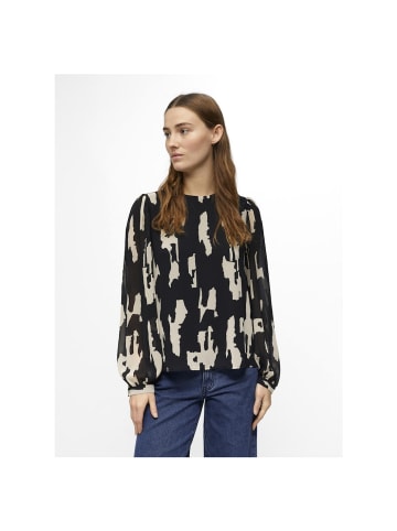 Object Langarmbluse in black1