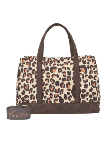 Fritzi aus Preußen Easy Shopper Tasche 40 cm leo camel