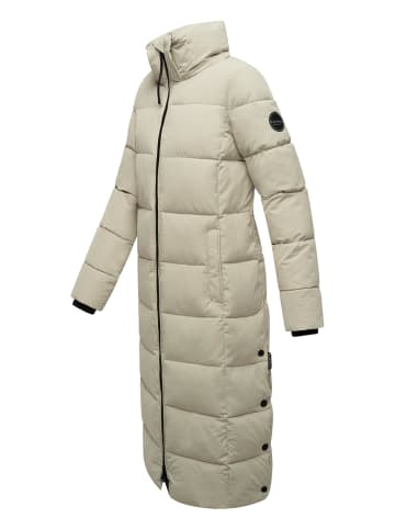 Marikoo Steppmantel Nadeshikoo XVI in Pebble Grey