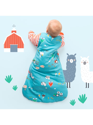 Schlummersack Bio Babyschlafsack, 3.5 TOG in Blau