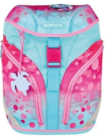 Herlitz Grundschulrucksack SoftLight Plus 16l Polyester 380x280x230mm Greenline Pink Bubbles