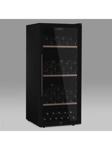 Les Petits Champs Weinkühlschrank 122 Flaschen CAVCB122 Schwarz Energieeffizienzklasse G