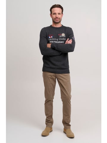 FQ1924 Strickpullover FQErlo in Grau